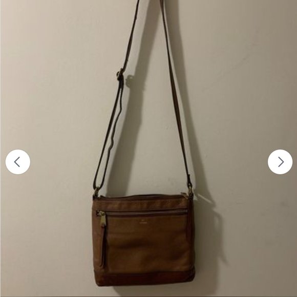 Fossil Genuine Leather Crossbody Shoulder Bag/Handbag - Picture 2 of 3